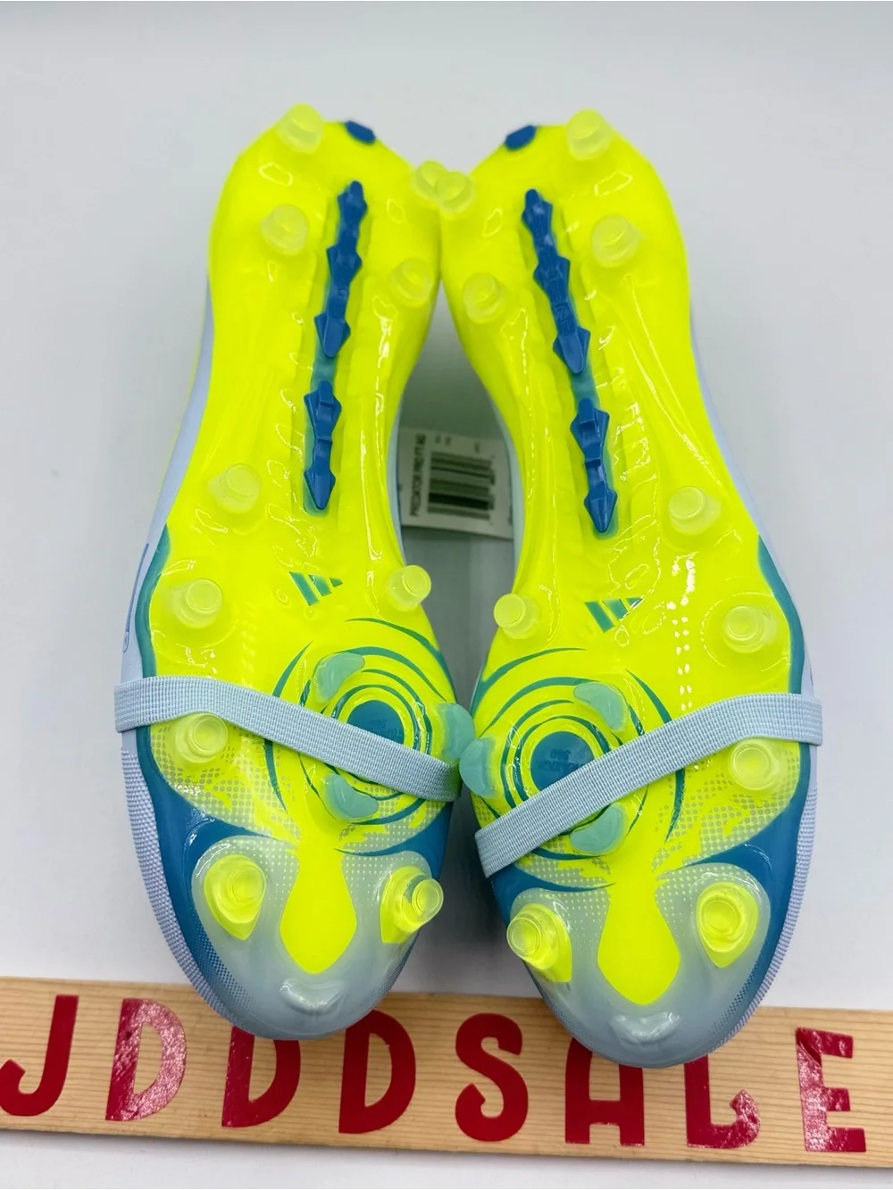 Adidas Predator Pro Fold Over Tongue AG Crystal Sky Blue Soccer JR7867 Men Sz 7